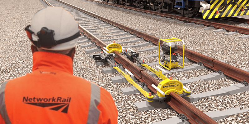 Enerpac Rail Puller Application